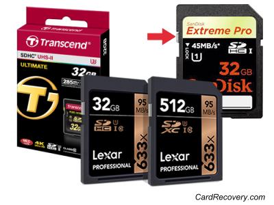 Recover High Capacity SD Card